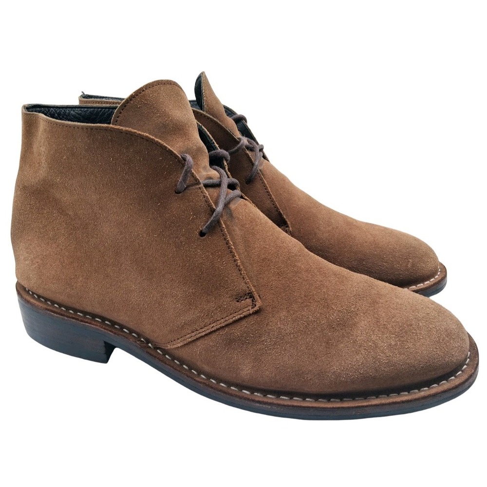 Thursday Everyday Chukka Boots Mens Size 10 Brown Suede Lace Up Ankle Casual